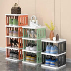 New Lock Narrow Shoe Rack Multi Organizer – Space-Saving DIY Storage Cabinet DailyDwell.pk