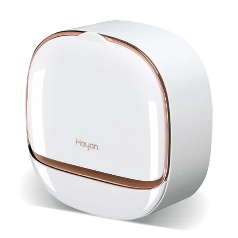 Milky White Self-Adhesive Wall-Mounted Soap Holder with Lid & Drainage Tray DailyDwell.pk