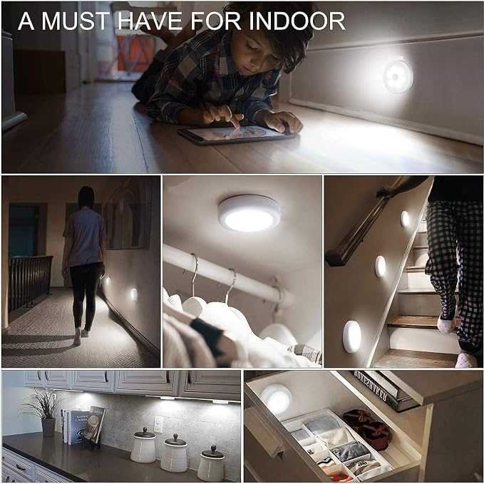 MotionGlow™ USB Rechargeable Motion Sensor LED Light DailyDwell.pk