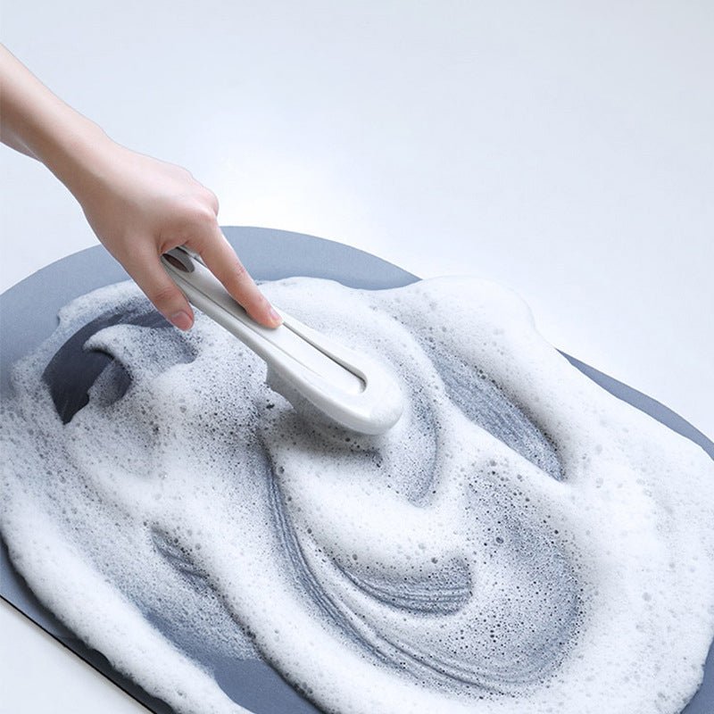 Super Absorbent Quick-Dry Round Bath Mat | Non-Slip Modern Floor Rug (Random Color) DailyDwell.pk