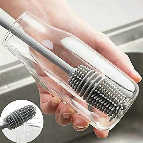 Silicone Bottle Cleaning Brush with Long handle DailyDwell.pk