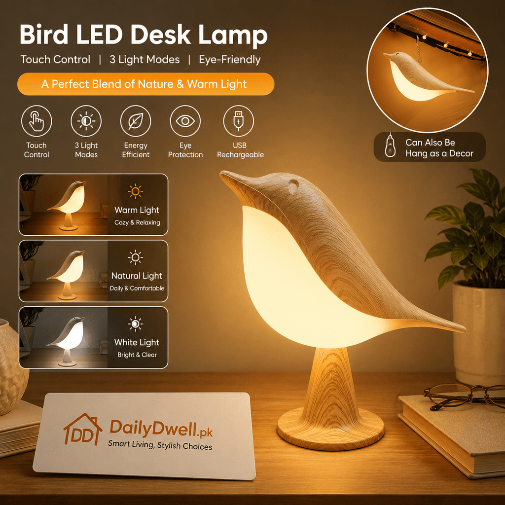 Bird Rechargeable Touch Lamp DailyDwell.pk