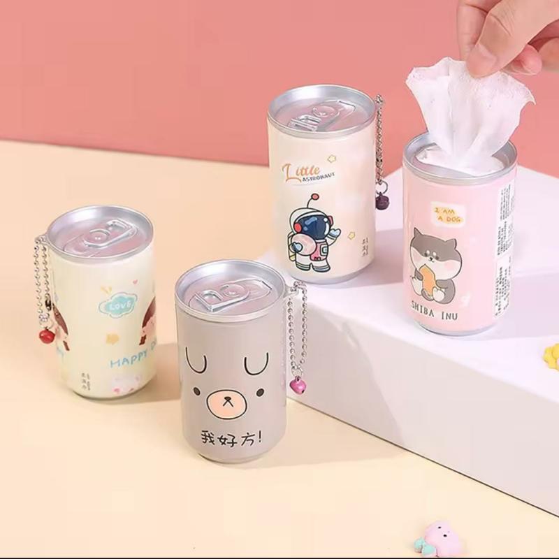 Pack of 30 Mini Portable Wipes with Can Packaging DailyDwell.pk
