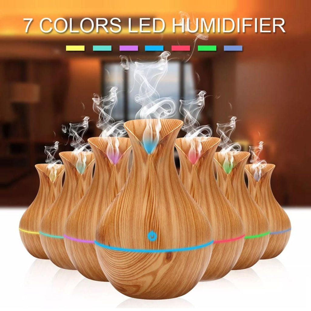 Mini Ultrasonic Aromatherapy Diffuser – Cool Mist Air Humidifier & Essential Oil Aroma Diffuser DailyDwell.pk