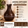 Mini Ultrasonic Aromatherapy Diffuser – Cool Mist Air Humidifier & Essential Oil Aroma Diffuser DailyDwell.pk