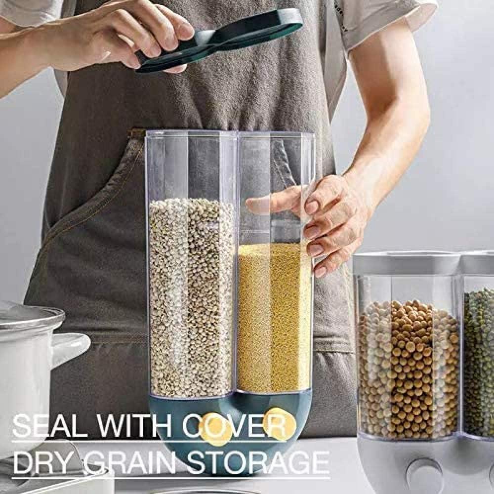 Wall-Mounted Cereal & Grain Dispenser – Leakproof Sealed Food Storage Container DailyDwell.pk