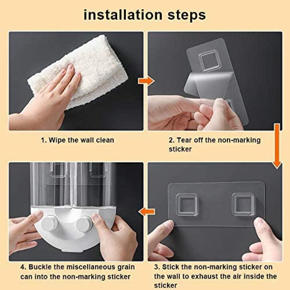 Wall-Mounted Cereal & Grain Dispenser – Leakproof Sealed Food Storage Container DailyDwell.pk