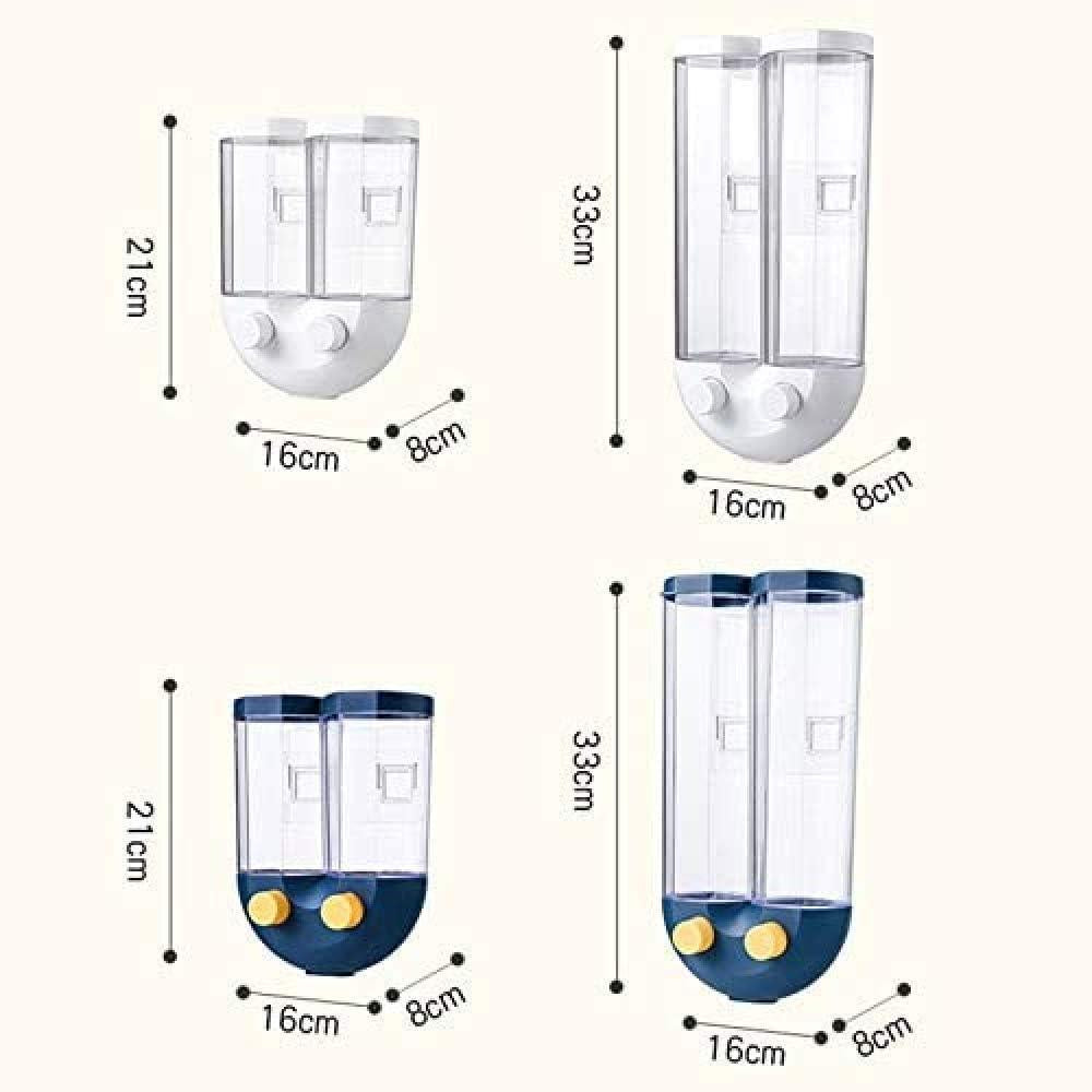 Wall-Mounted Cereal & Grain Dispenser – Leakproof Sealed Food Storage Container DailyDwell.pk