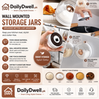Magnetic Spice Container with Dispensing Button DailyDwell.pk